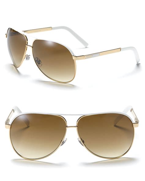 gucci aviator gold white sunglasses with top bar|gucci aviator sunglasses sale.